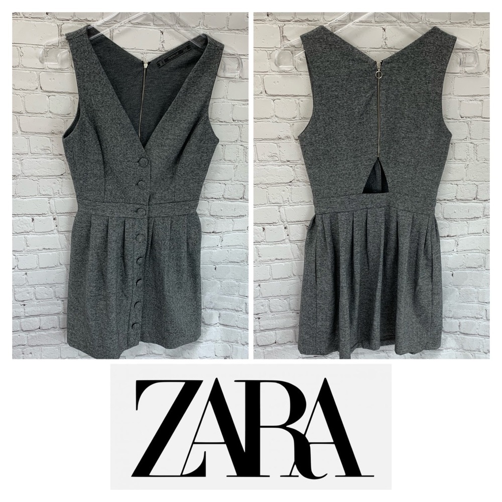 Zara Crossover Button Dress